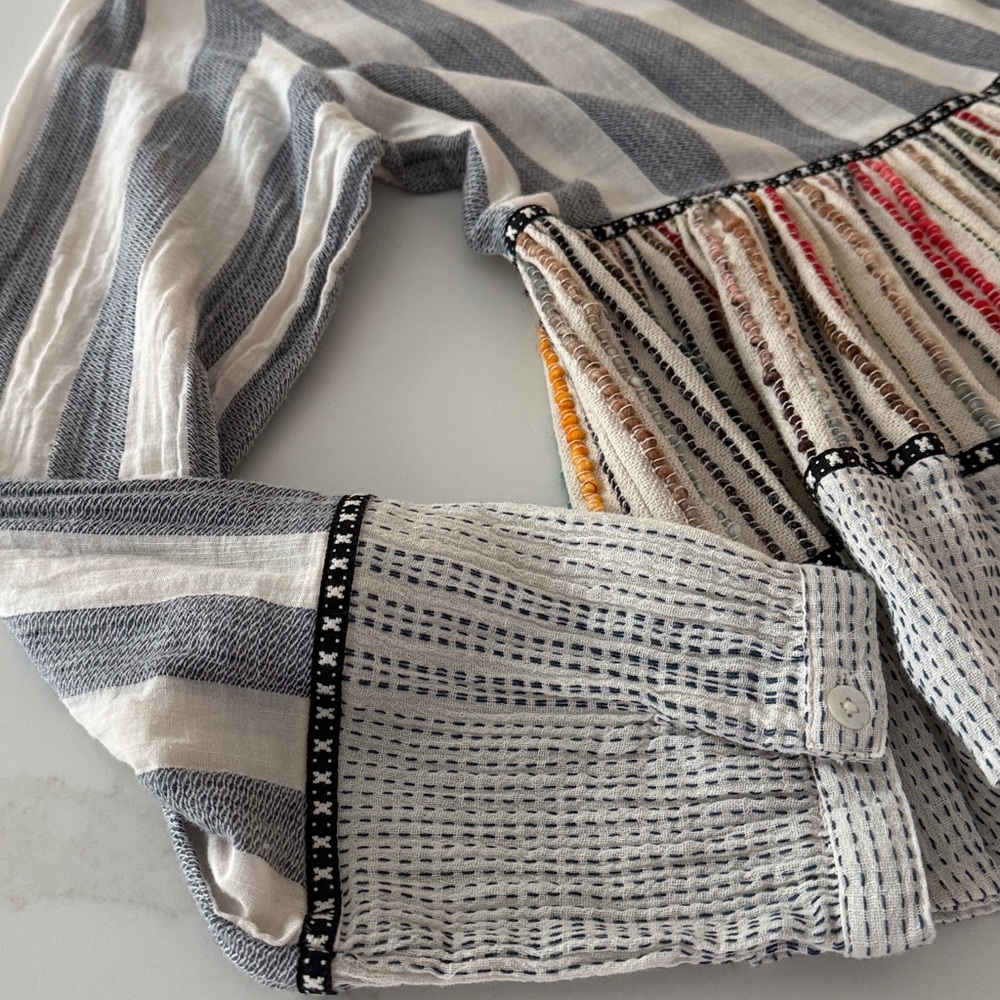THML Striped Long Sleeve Blouse - Picture 3 of 7